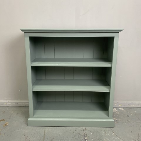 Hand-Painted Svenska Blue Bookcase