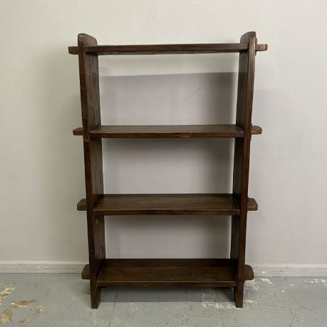 Vintage Timber Open Bookshelf