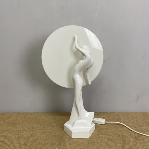 Mid-Century Ceramic Figural Lamp