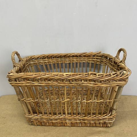 Vintage Cane Basket #60