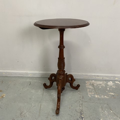 Vintage Timber Tripod Side Table