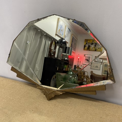 Art Deco Fan Mirror