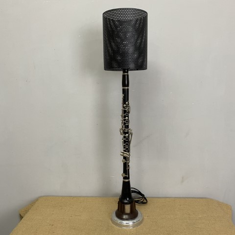 Upcycled Clarinet Lamp