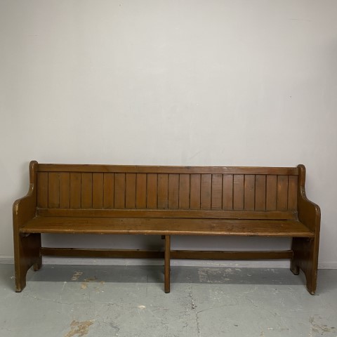 Vintage Timber Church Pew