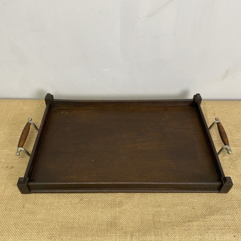 Art Deco Timber Serving Tray