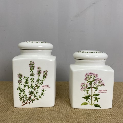 Set of 2 Ceramic Cannisters