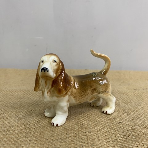 Vintage Basset Hound Figurine