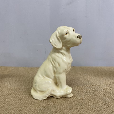 Vintage Ceramic Labrador Dog Figurine - made in Japan