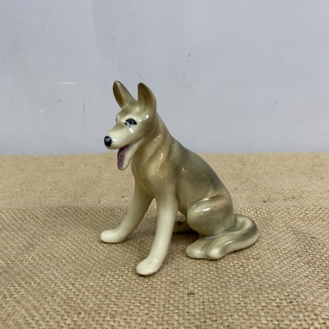 Vintage Ceramic Dog Figurine #9