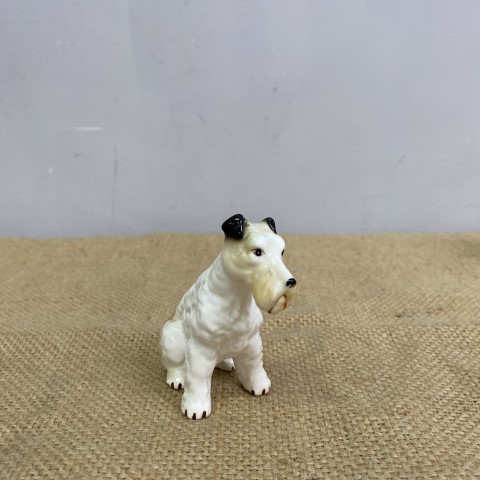 Vintage Ceramic Dog Figurine - Airdale Fix Terrier