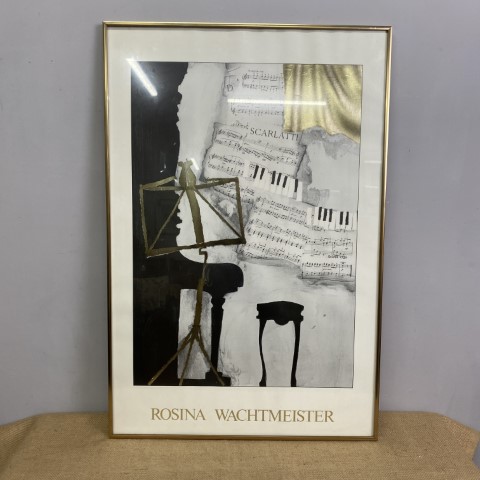 Large Framed Print 'Quadro-Pianoforte' by Rosina Wachtmeister