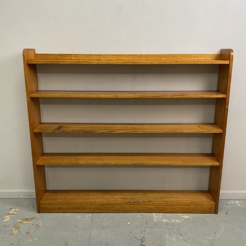 Narrow Vintage Maple Shelves