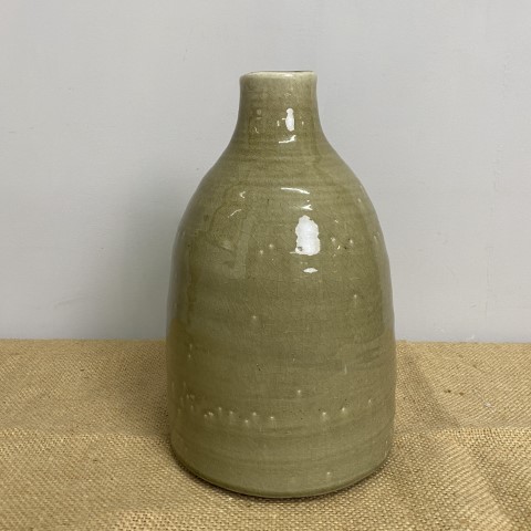 Green Crackle Glaze Vase