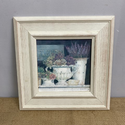 Framed French Style 'Fleurs' Wall Art