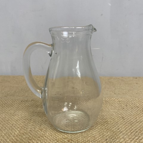 Small Clear Glass Jug