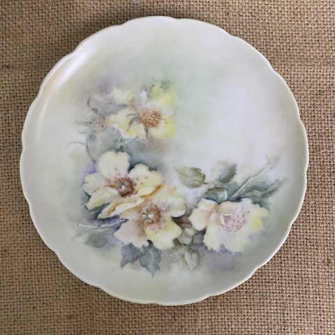 Vintage Hand-Painted Display Plate