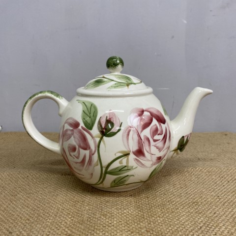 Painted Ceramic Teapot