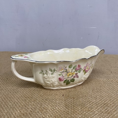 Vintage TST Co. Gravy Boat with floral design