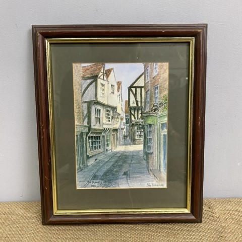 Vintage Print - The Shambles, York