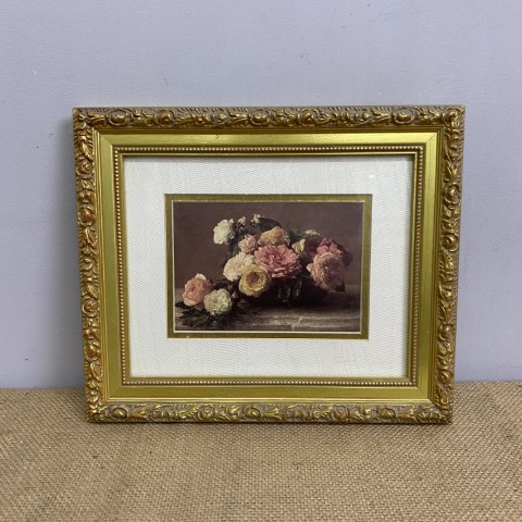 Framed Floral Print