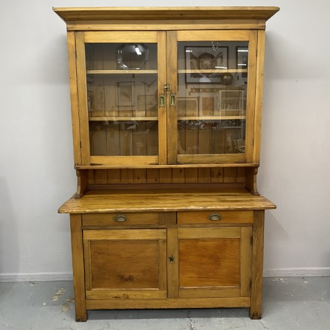 Antique Kauri Pine Kitchen Dresser