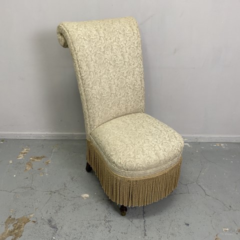 Vintage Upholstered Fireside Chair