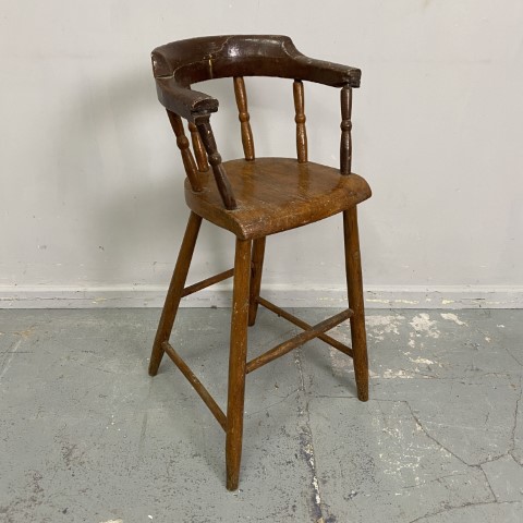 Antique Timber High Chair