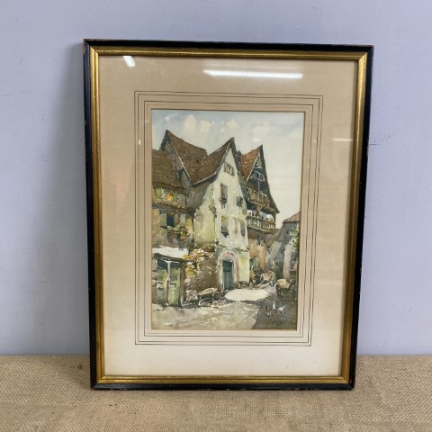 Vintage Street Scene Print but Nicolas Markovitch