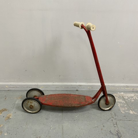 Vintage Red Scooter