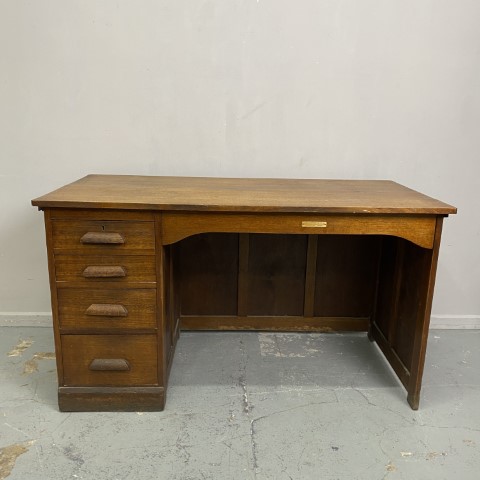 Antique Tasmanian Oak Desk