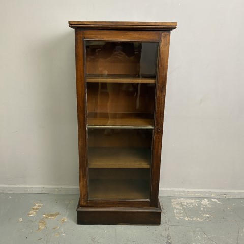 Tall Edwardian Display Cabinet