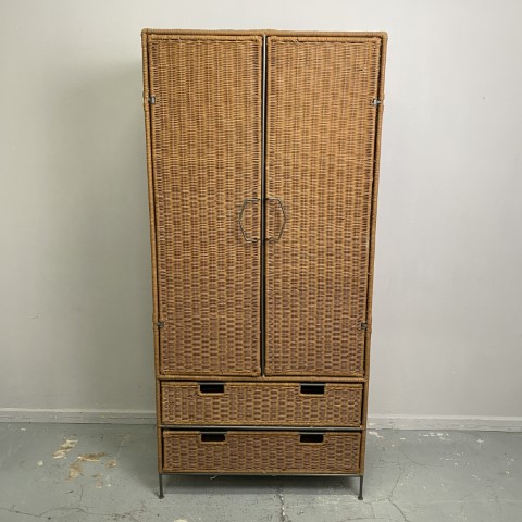 Woven Cane Wardrobe