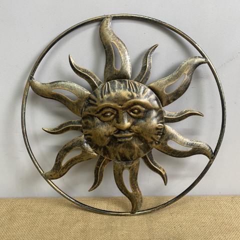 Metal Sun Wall Art