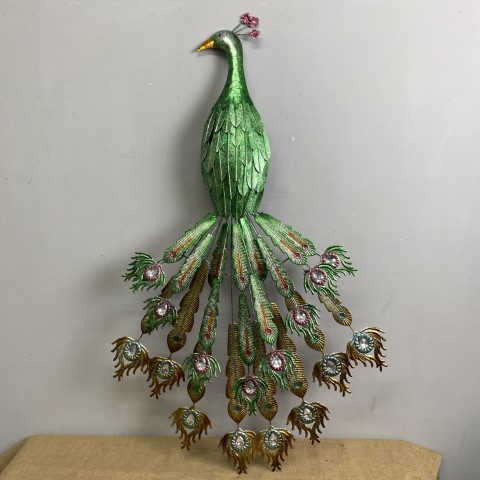 Metal Peacock Wall Art