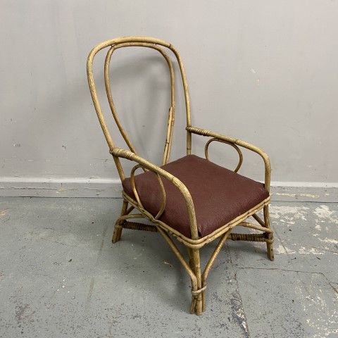 Vintage Kids Cane Chair