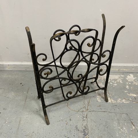 Wrought Iron Magazine Rack