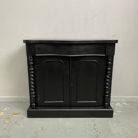 Painted Black Cedar Chiffonier