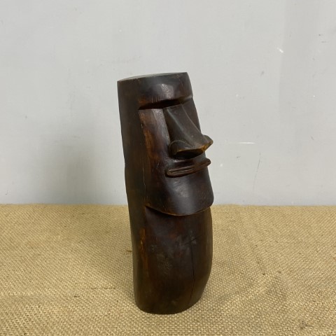 Carved Timber Easter Island Statue