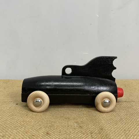 Vintage Handmade Timber Batmobile