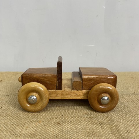 Vintage Handmade Timber Car