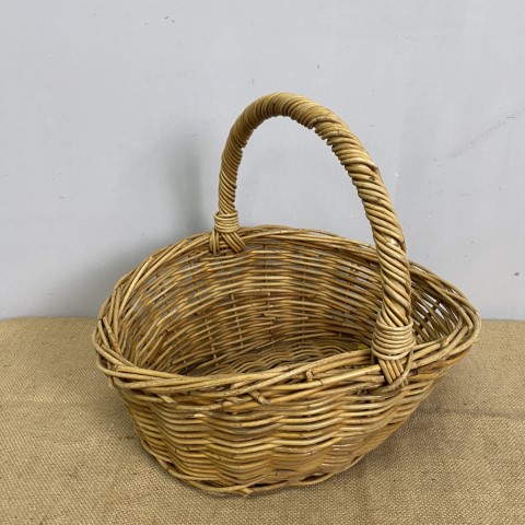 Vintage Cane Basket #65