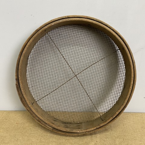 Antique Wooden Sieve