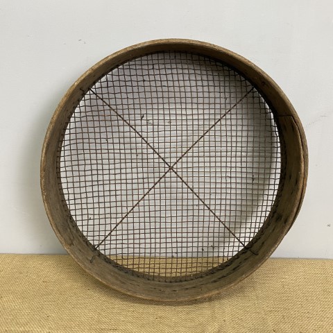 Antique Wooden Sieve