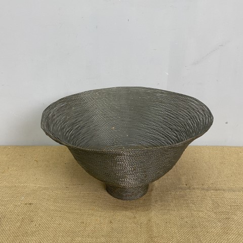 Spun Metal Bowl