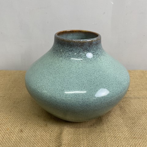 Teal Ceramic Vase