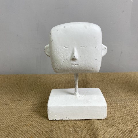 Heavy Abstract Head Sculpture