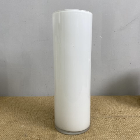 White Tall Vase