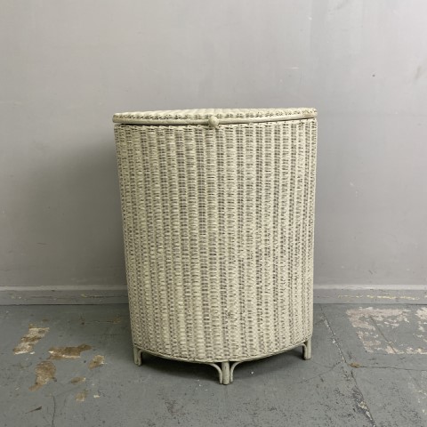 Vintage Cane Laundry Basket