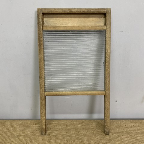 Vintage Timber & Glasss Washboard