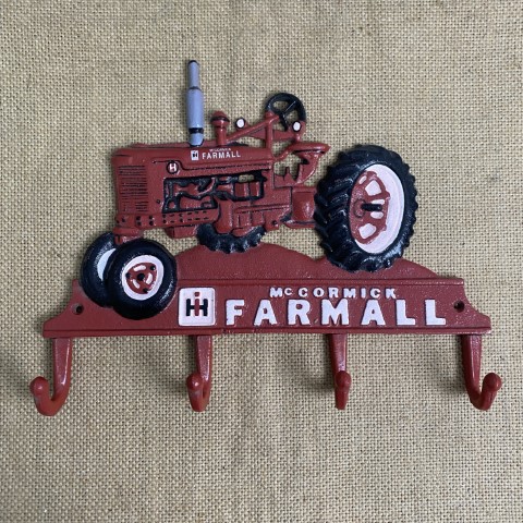 Cast Iron 'Farmall' Tractor Hooks (4 small hooks)